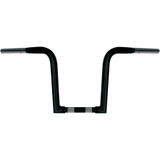 Wild 1 Chubby 1-1/4" Outlaw'z Ape Hanger Handlebars for Harley - 10" Black
