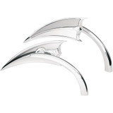 Arlen Ness Scoop Micro Mirrors - Chrome