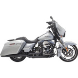 Bassani True-Dual Down Under Exhaust System for 2009-2016 Harley Touring - Black