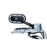 Kuryakyn Heavy Industry Mirrors - Satin Black & Chrome