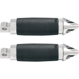 Avon Custom Contour Spike Foot Pegs for Harley - Chrome