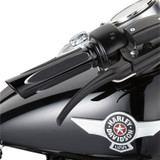Arlen Ness Deep Cut Comfort Grips for Harley Electronic Throttle - Black