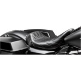 LePera Bare Bones Solo Seat for 2008-2023 Harley Touring - Diamond Stitch