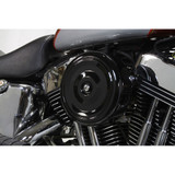 V-Twin Black 7" Round Bobber Air Cleaner for 1991-2016 Harley Sportster