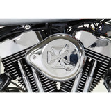 V-Twin Chrome Maltese Cross Teardrop Air Cleaner for 1991-2016 Harley Sportster