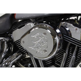 V-Twin Chrome Flame Teardrop Air Cleaner for 1991-2016 Harley Sportster