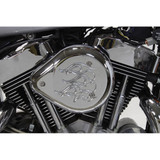 V-Twin Chrome Flame Teardrop Air Cleaner for 1991-2016 Harley Sportster