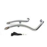 V-Twin Chrome Curvado Exhaust for 1986-2016 Harley Sportster