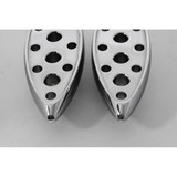 V-Twin Chrome Tear Drop Foot Pegs for Harley
