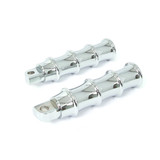 V-Twin Chrome Tribal Foot Pegs for Harley