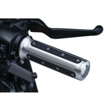 Kuryakyn Heavy Industry Grips for Harley Electronic Throttle - Chrome