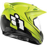 Icon Variant Double Stack Helmet - Hi-Viz