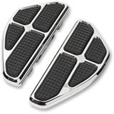 Roland Sands Boss Passenger Floorboards for 1986-2019 Harley - Chrome