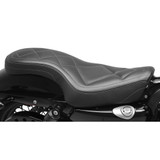 Mustang Super Tripper Carbon Seat for 2004-2006 & 2010-2020 Harley Sportster
