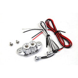 V-Twin Old School Dual Push-Button Switch Kit - Chrome