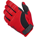 Biltwell Moto Gloves - Red/Black/White