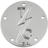 Thrashin Supply 5-Hole Points Cover for Harley Twin Cam - Polished