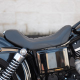 Mustang Tripper Solo Seat for 2006-2017 Harley Dyna - Tuck and Roll