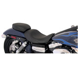 Mustang Wide Tripper Forward Solo Seat for 2006-2017 Harley Dyna - Black