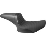 Le Pera Kickflip Solo Seat for Harley FXR - Pleated w/ Grip Tape