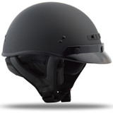 GMAX GM35 Solid Full Dressed Half Helmet - Matte Black