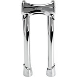 Biltwell 10" Murdock Pullback Risers - Chrome