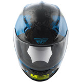 FLY Street Revolt FS Liberator Helmet - Gloss Blue/Hi-Vis