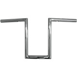 LA Choppers 1" Old School 12" Narrow Z Bars Handlebars - Chrome