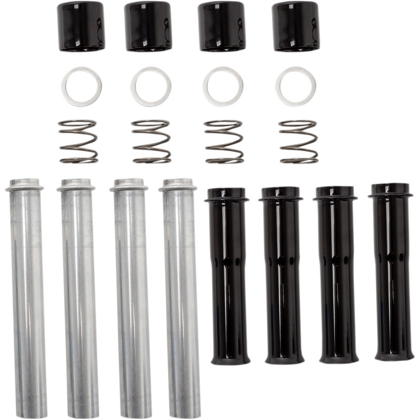 S&S Pushrod Tubes for Harley Twin Cam and M8 Gloss Black 9300124 Get Lowered Cycles