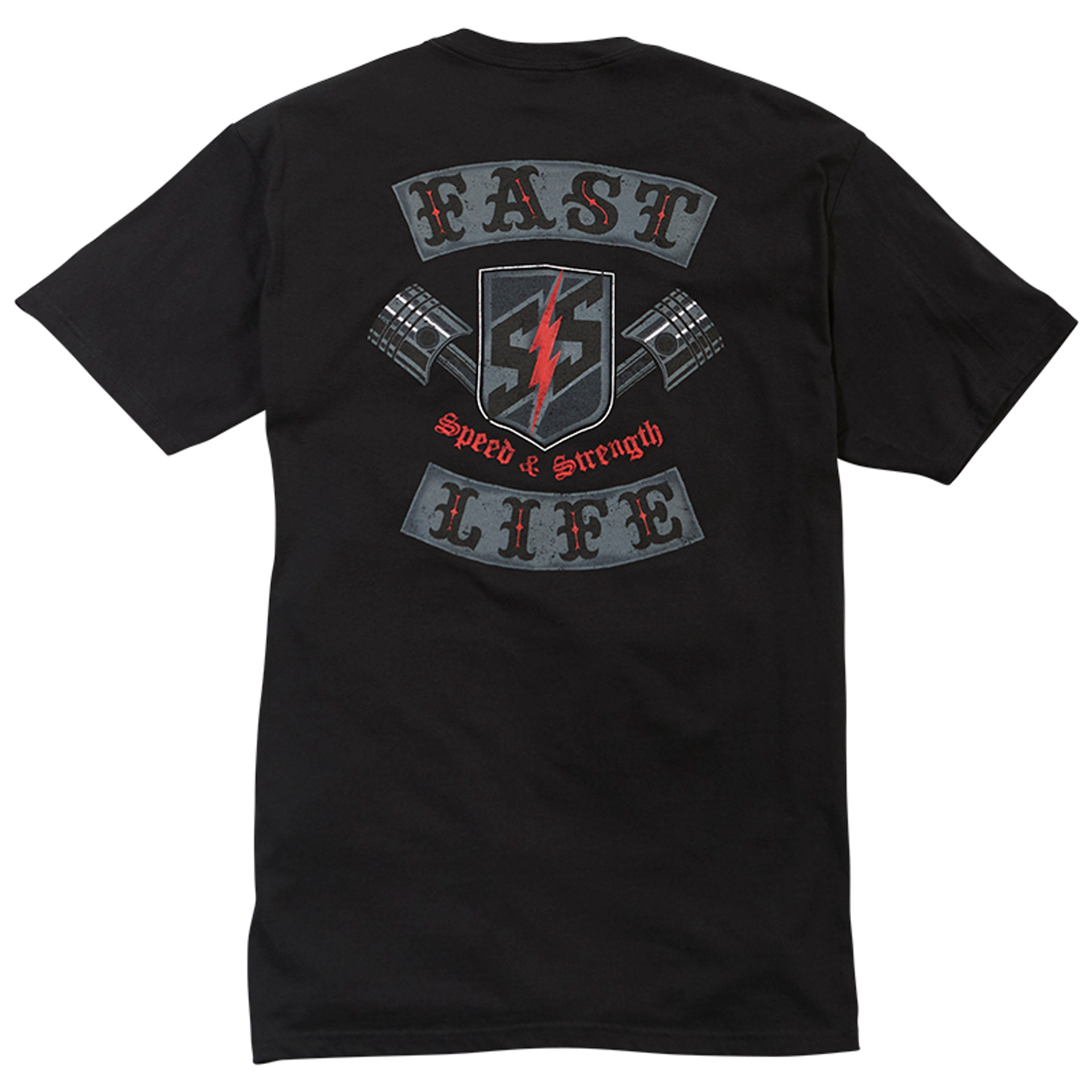 Speed and Strength Fast Life T-Shirt - Get Lowered Cycles