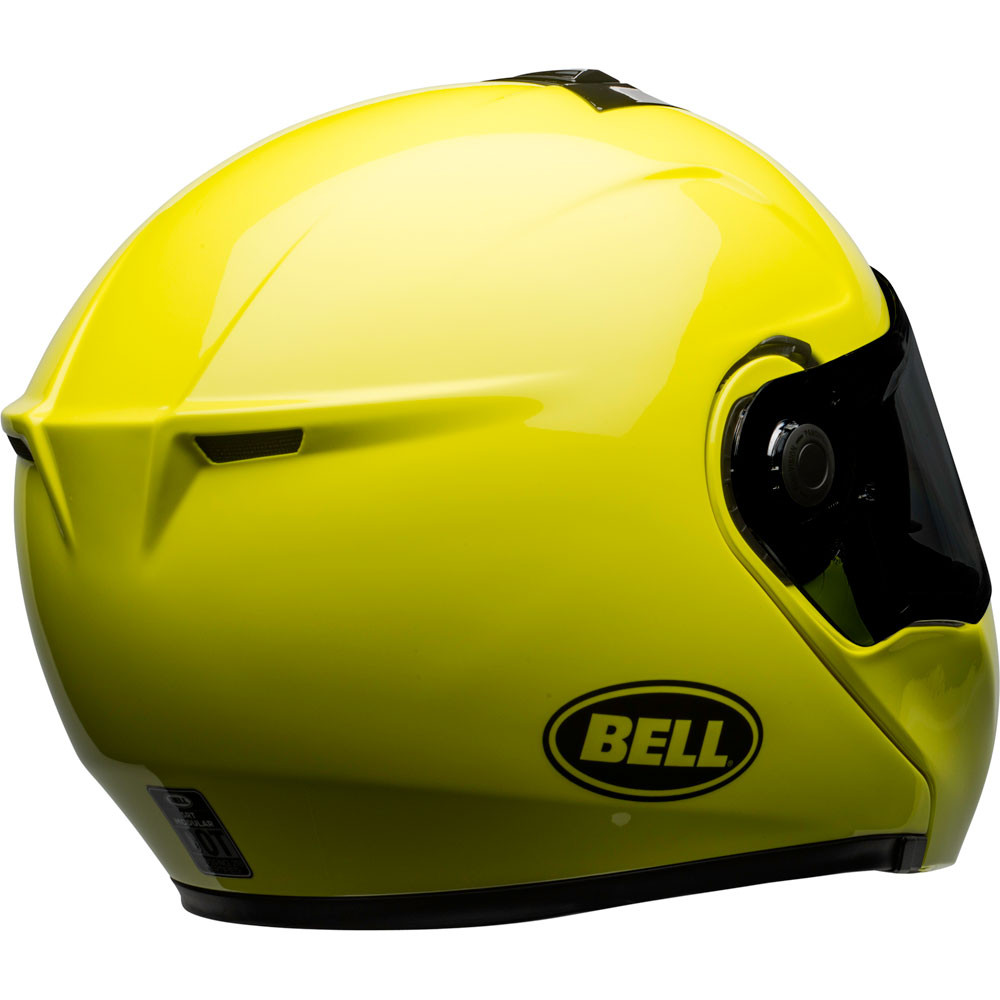 Bell SRT Modular Helmet - Transmit Gloss Hi-Viz Motorcycle Helmet - Get Lowered Cycles