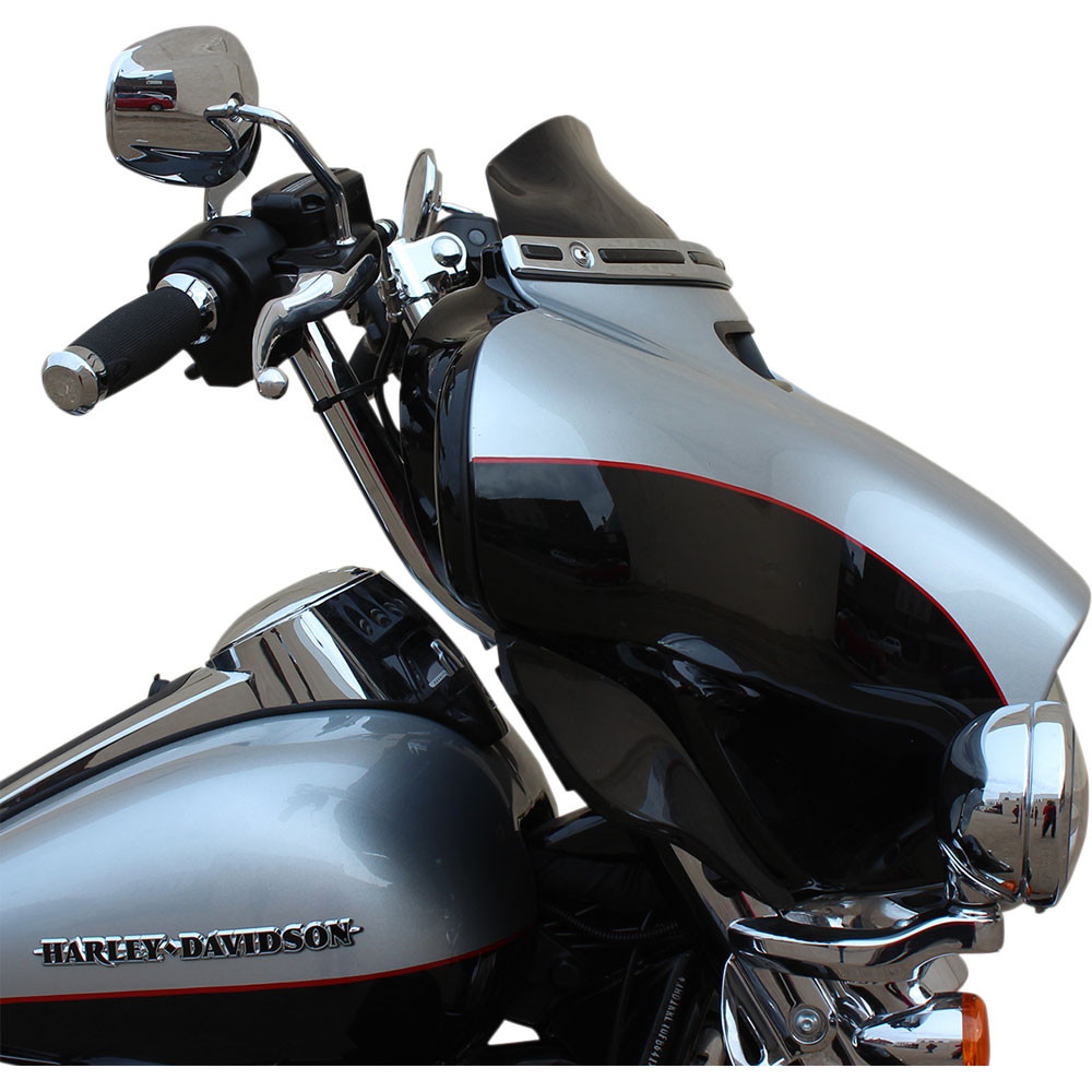 Klock Werks Flare Windschild 12 – Dunkler Rauch Für Harley Touring 98-12, Polycarbonat Mit Hartbeschichtung