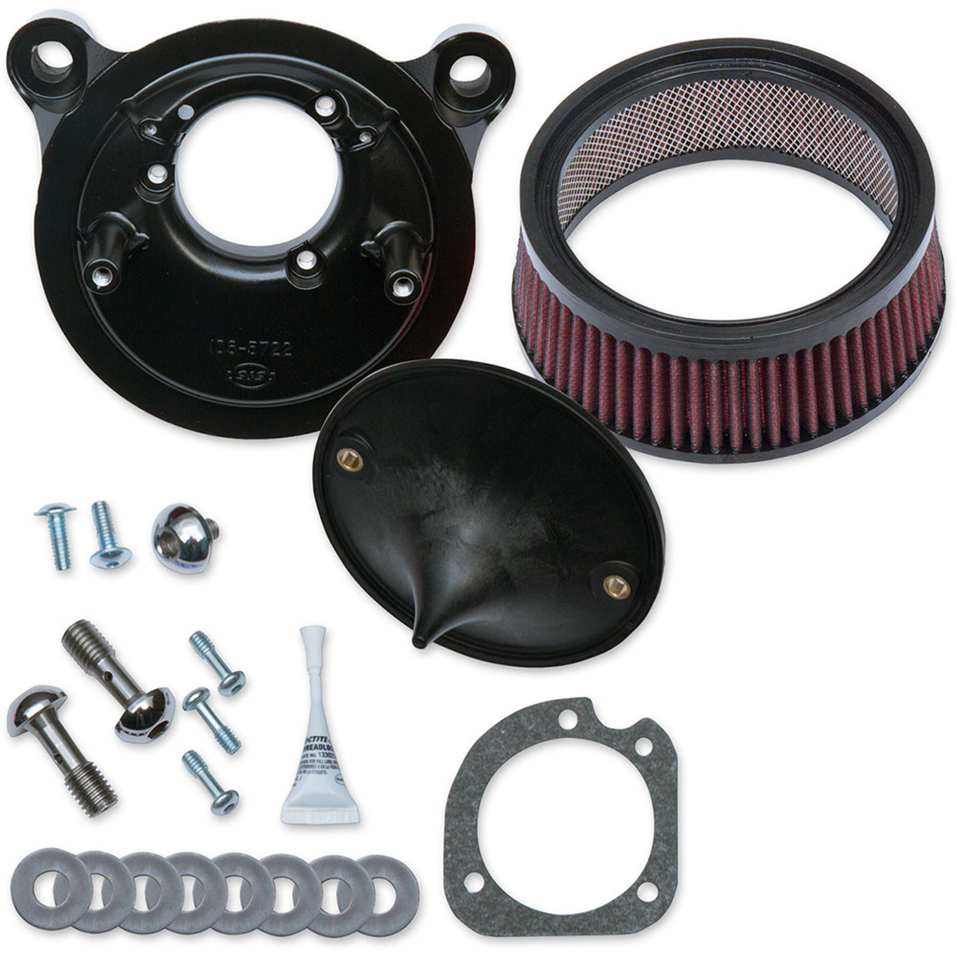 S&S Super Stock Stealth Air Cleaner Kit for 19992006 Harley Big Twin E