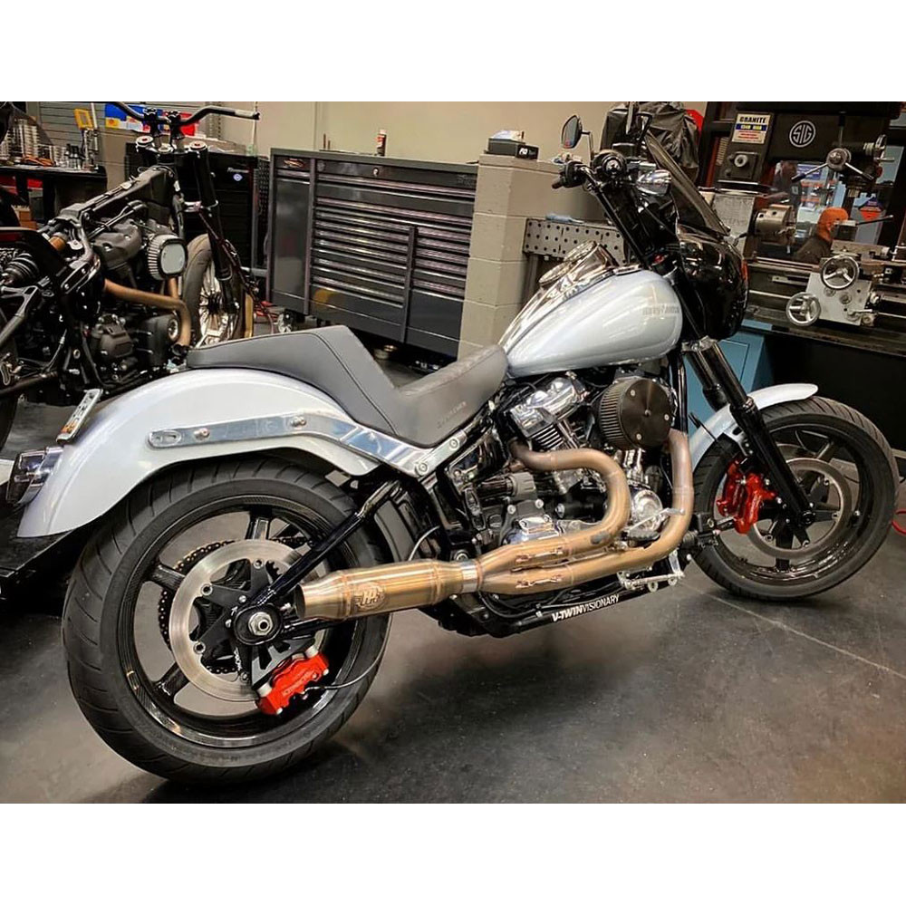 D&D Fat Cat 2Into1 Straight Exhaust for 20182023 Harley M8 Softail