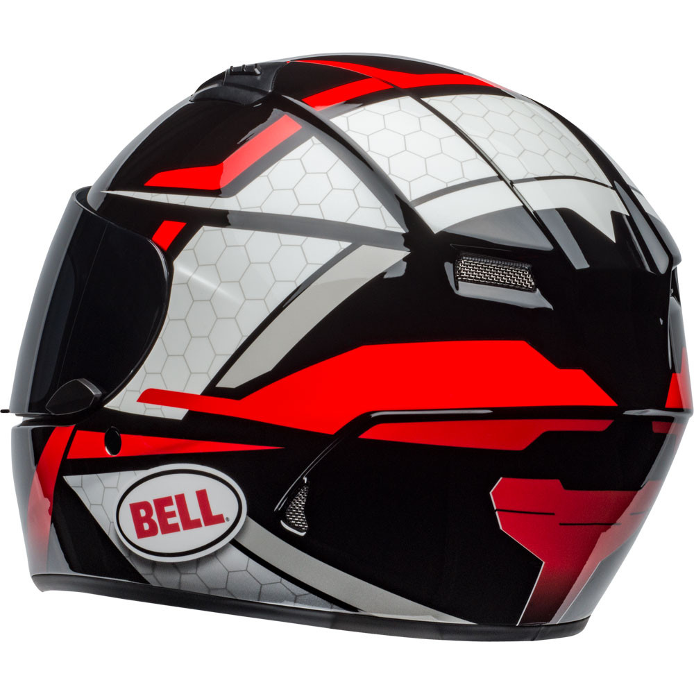 Bell Qualifier Flare Gloss Black/Red Helmet Get Lowered Cycles