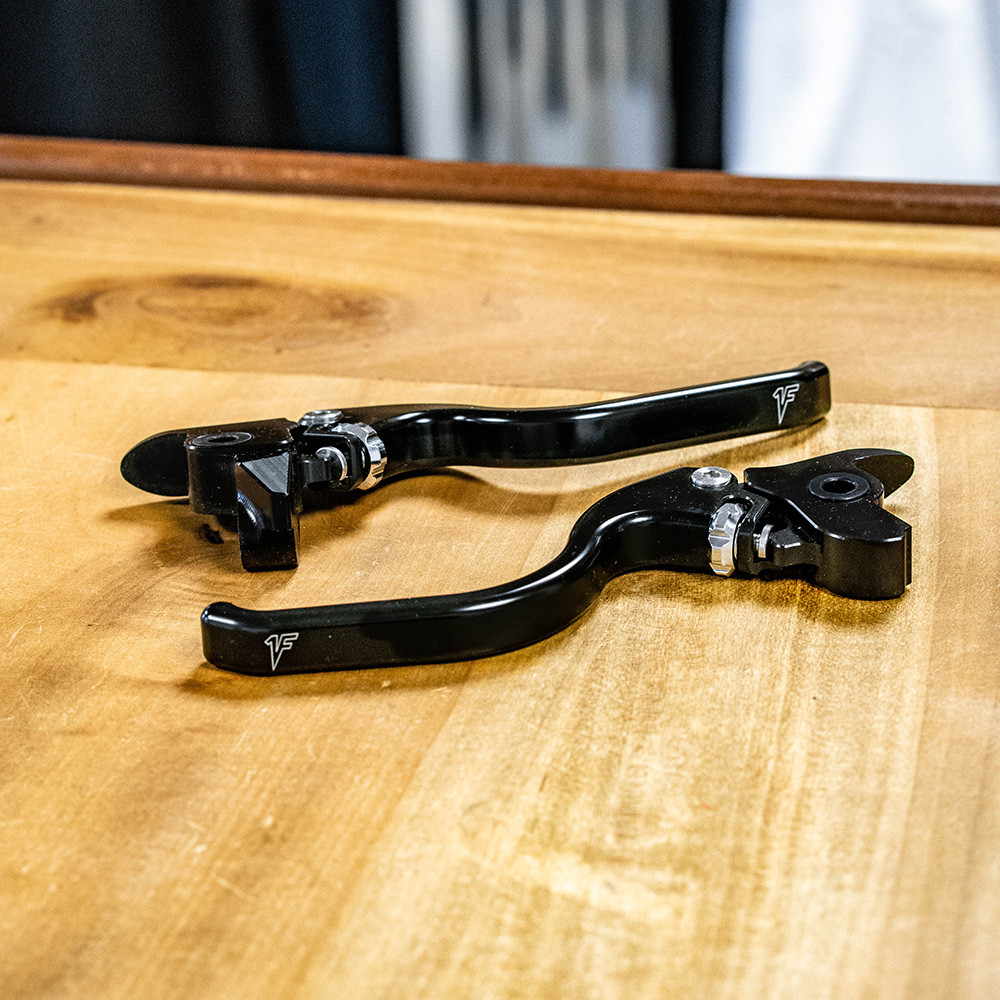 Harley Hand Levers Get Lowered Cycles