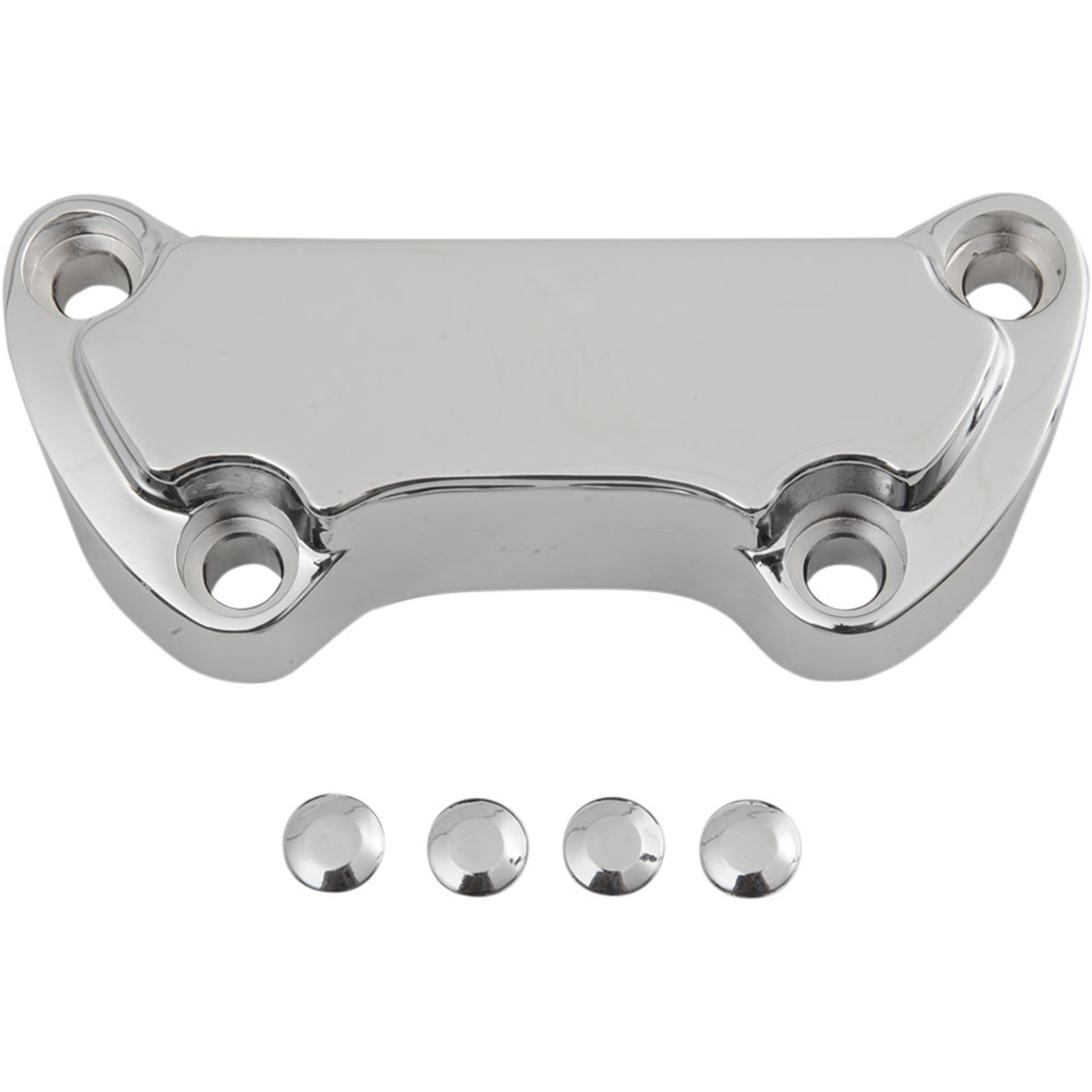 Drag Specialties Chrome Handlebar Top Clamp for Harley DS290600