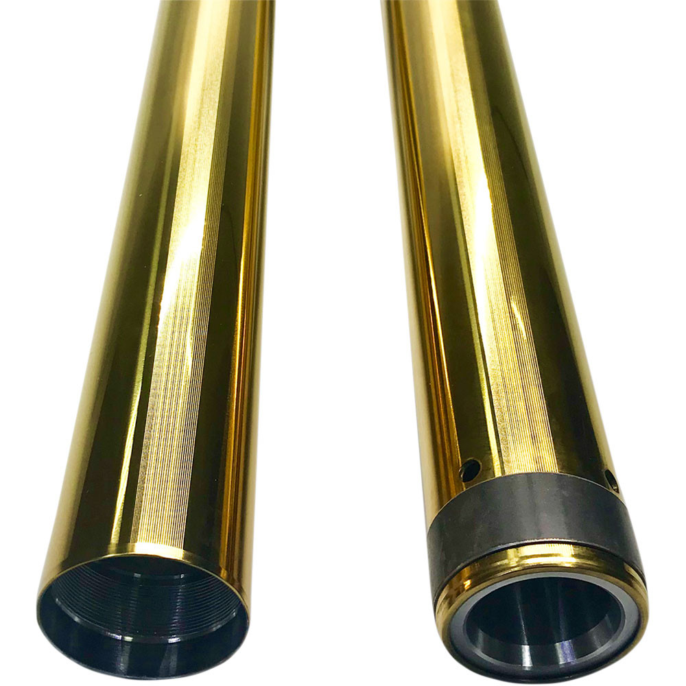 HardDrive 49mm Gold Fork Tubes for 20062017 Harley Dyna Standard