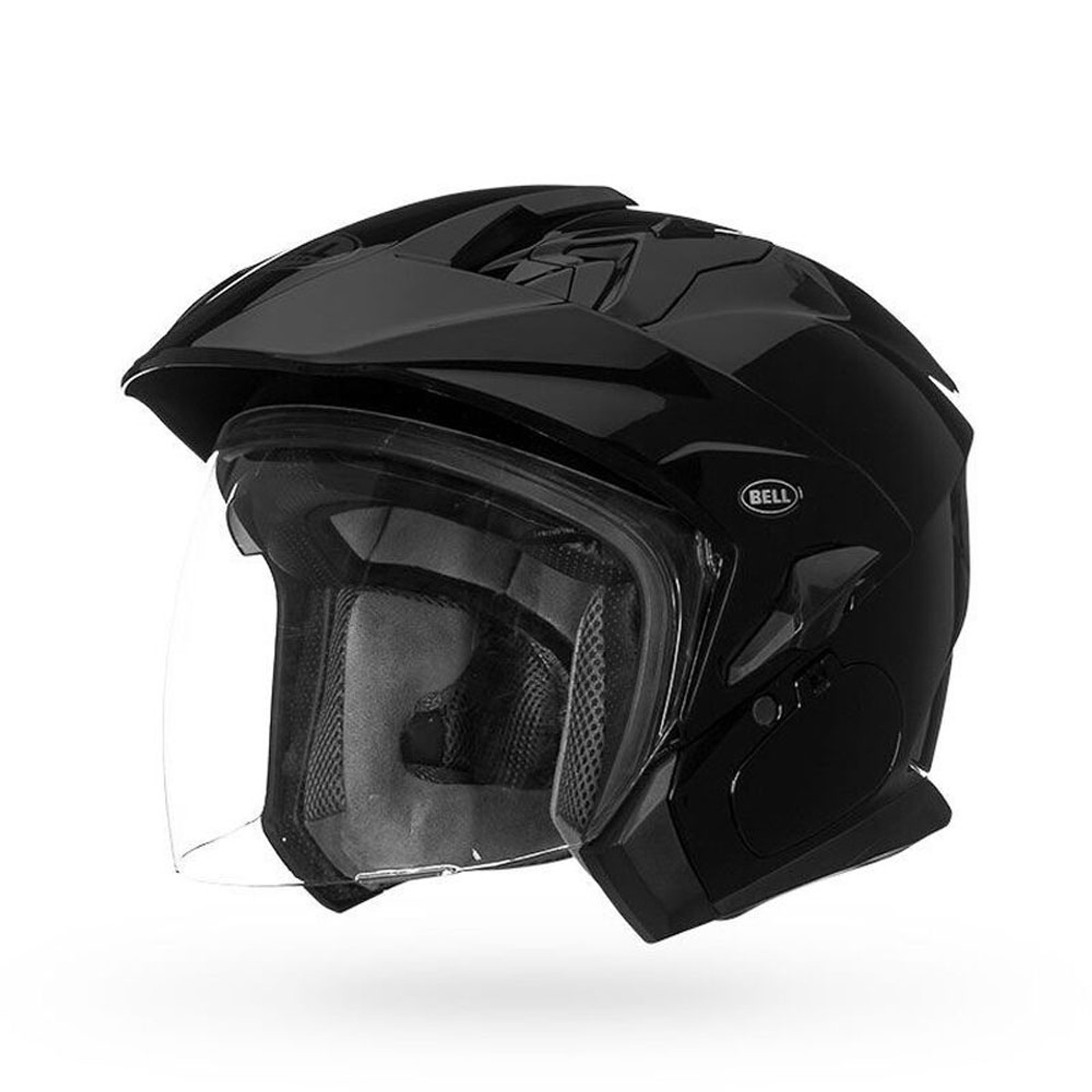 Bell Mag9 Motorcycle Helmet Gloss Black Get Lowered Cycles