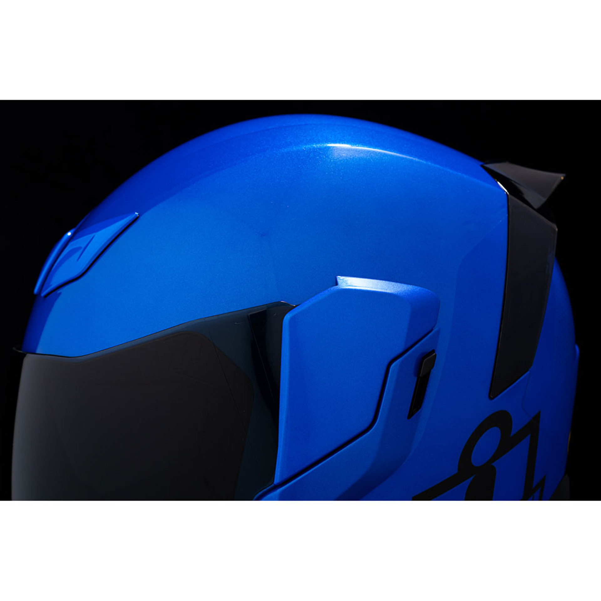 Icon Airflite Helmet Blue Jewel Get Lowered Cycles