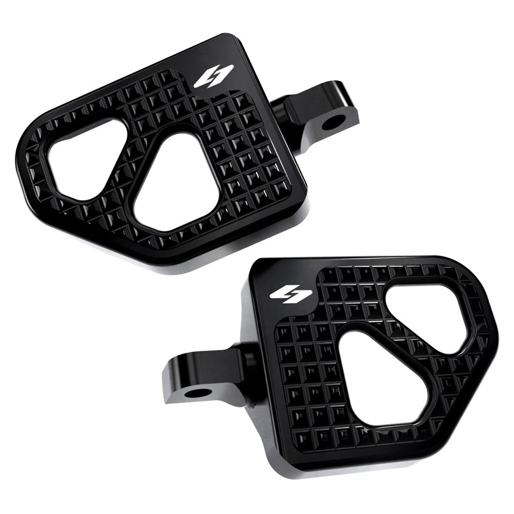 Kraus Max Lean Mini Floorboards for Harley Black UNFC81B Get