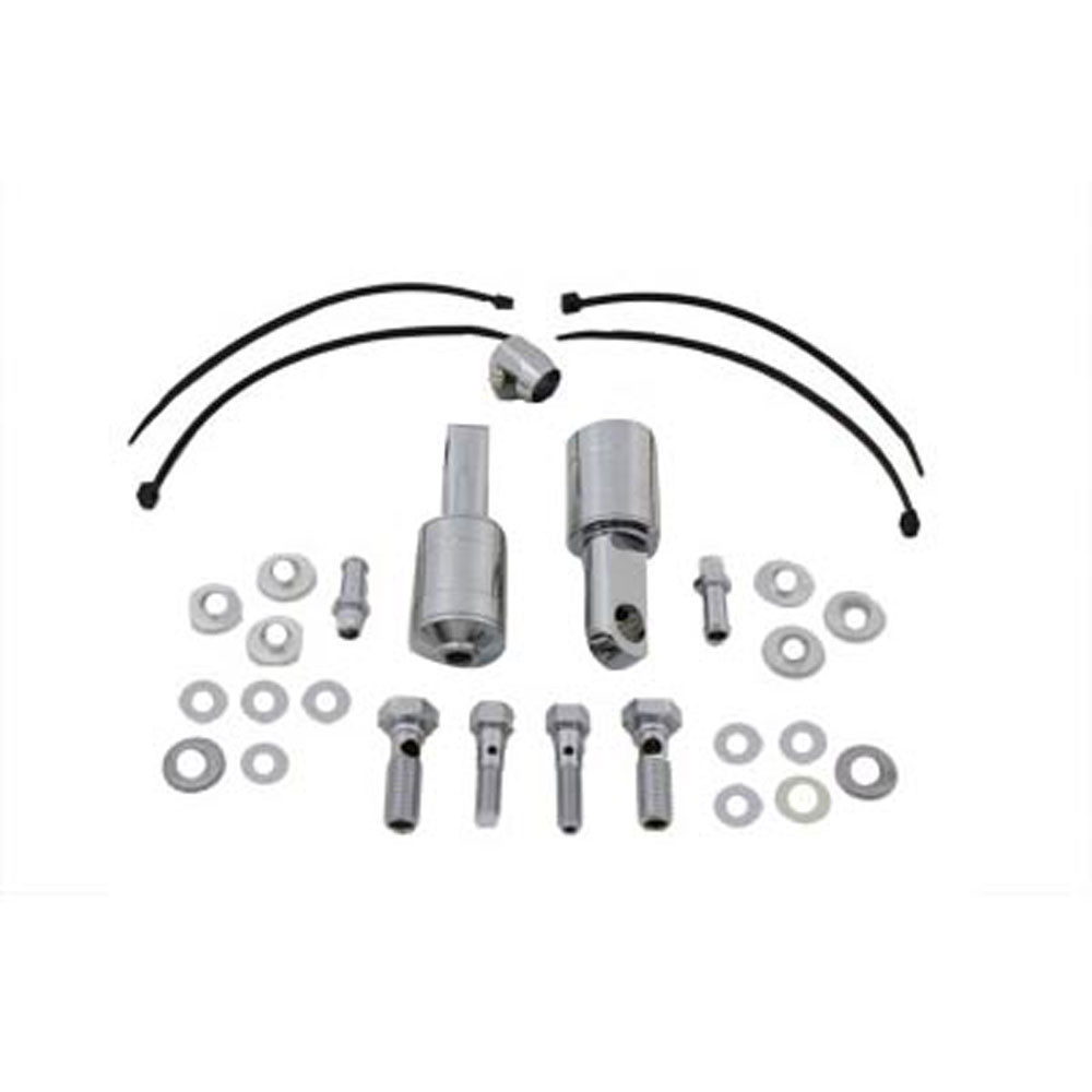 Polished Stainless Steel Breather Bolts For Harley Sportster XL FL FX FXR Choppers 12 thumbnail image