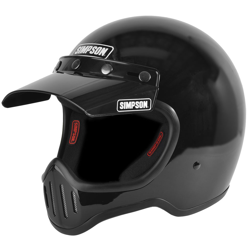 Simpson M50 Motorcycle Helmet Red Get Lowered Cycles