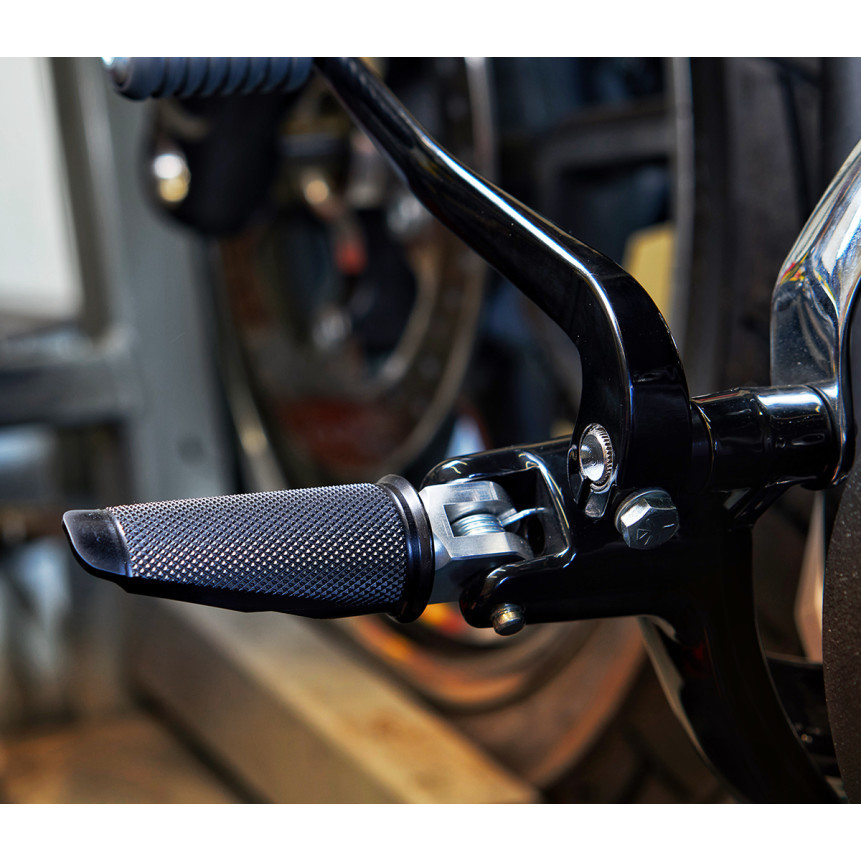 Speed Merchant Speed Pegs Foot Pegs for 2018 Harley Softail Black