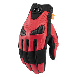Icon Automag Gloves - Red