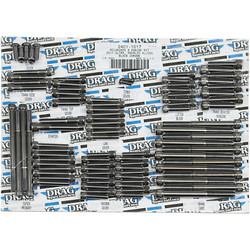 Drag Specialties M-Eight Engine Bolt Set for 2017-2018 Harley Touring - Black Chrome