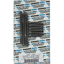 Drag Specialties Outer Primary Bolt Kit for 2017-2018 Harley Touring - Black Chrome