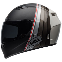 Bell Qualifier DLX Illusion MIPS Helmet - Matte/Gloss Black/Silver/White