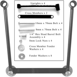 Willie & Max Universal Saddlebag Hard Mount Kit