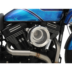 Trask Assault Charge High-Flow Air Cleaner for 2017-2022 Harley M8 - Raw Machined